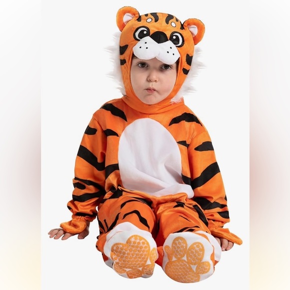 Spooktacular Creations  Unisex Tiger Costume for Kids. Dress Up  3T - Picture 1 of 9